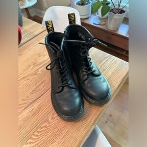 Dr. Martens 1460 Matte Black Boot - Kids